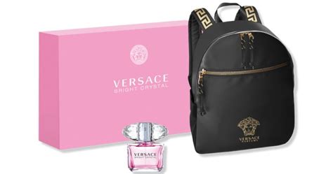 perfume y mochila versace